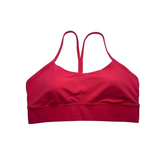lululemon athletica Other - Lululemon Flow Y Nulu Longline Bra *Light Support Size 14 LIP GLOSS